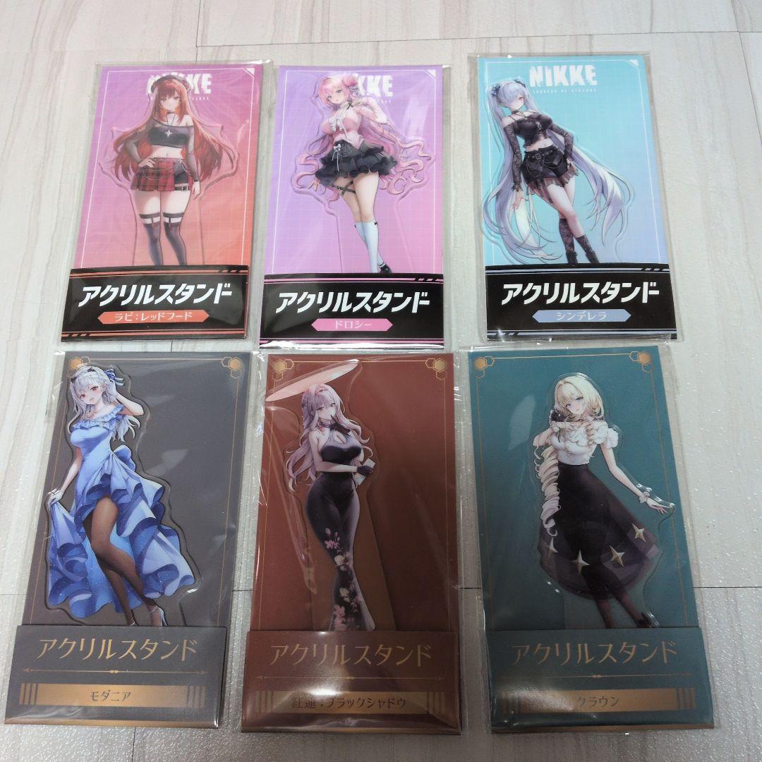 NIKKE 　ローソンアクリルスタンド 6個セット