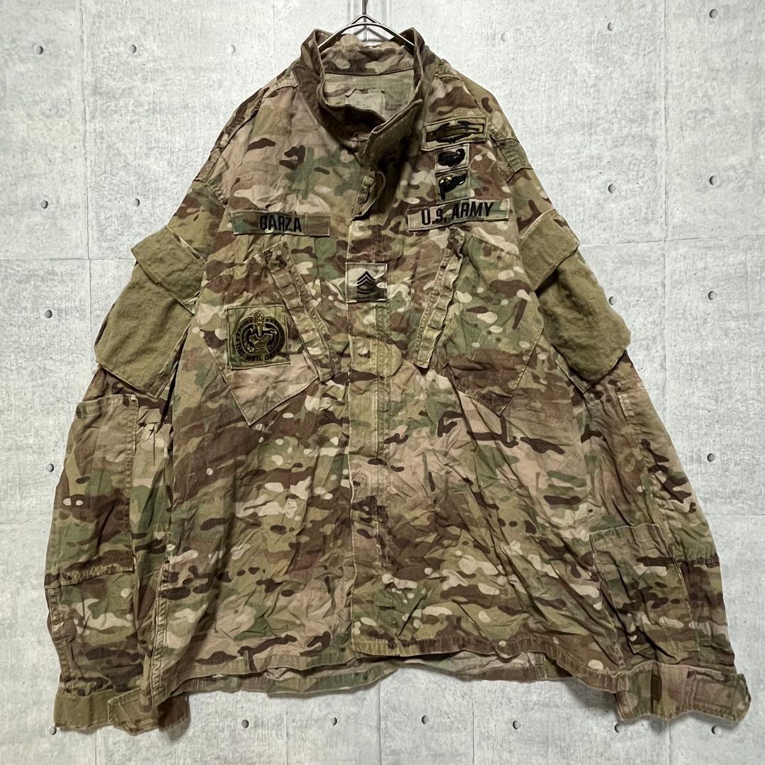 V6 レア 米軍放出品 U.S.ARMY コンバットジャケット マルチカム L