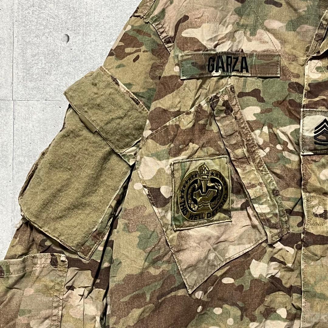 V6 レア 米軍放出品 U.S.ARMY コンバットジャケット マルチカム L