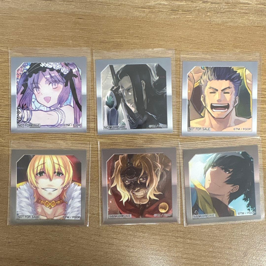 最終再臨展　近藤勇他計19枚　選択画面風ステッカー