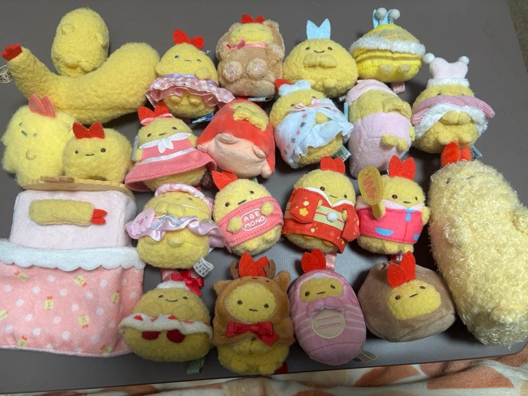 すみっコぐらし えびふらいのしっぽ あじふらいのしっぽ てのりぬいぐるみ 23体