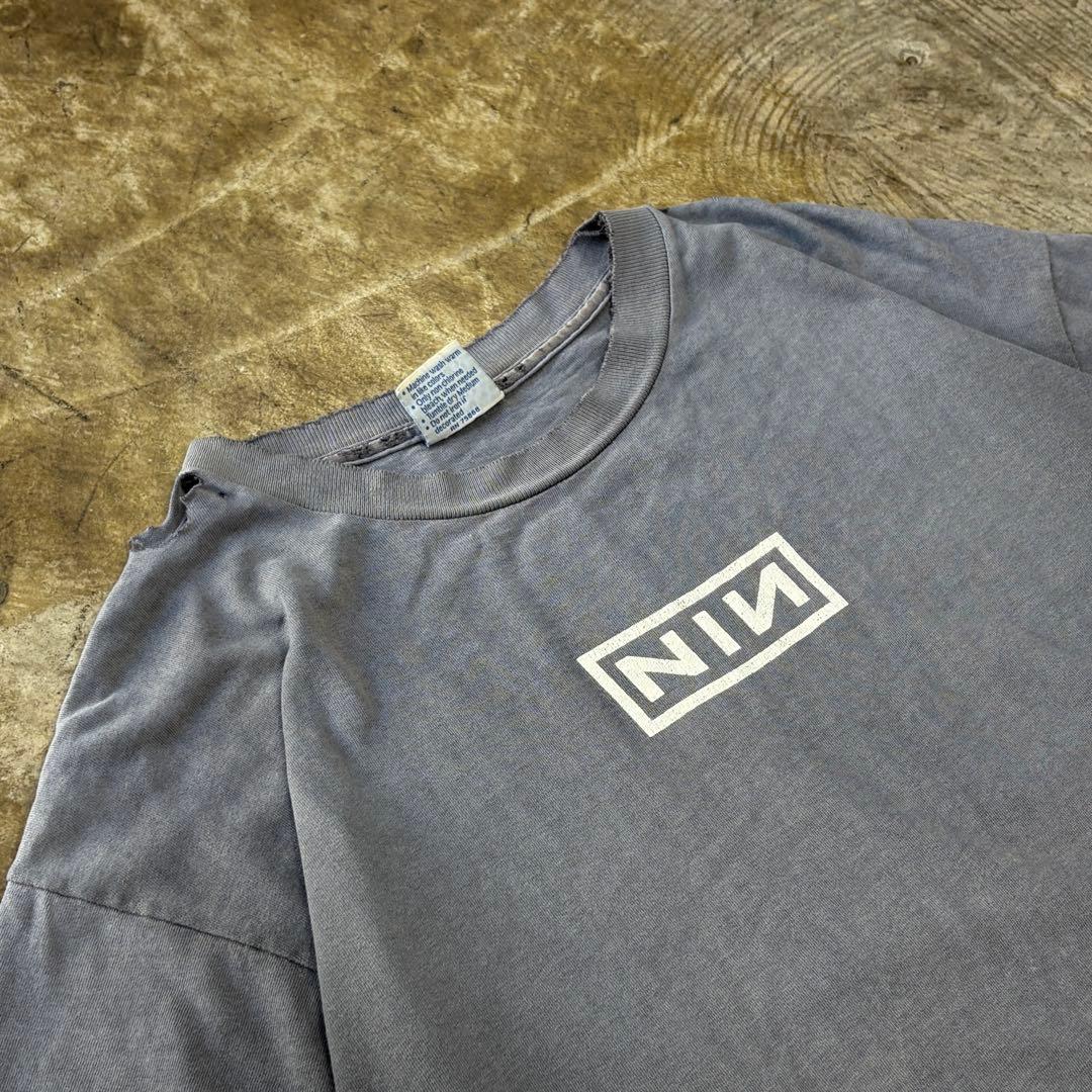 90s NINE INCH NAILS バンドT USA XL フェード NIN