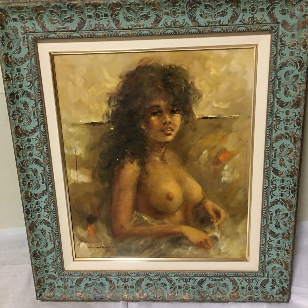 ヨーロッパ絵画油絵厚塗り裸婦