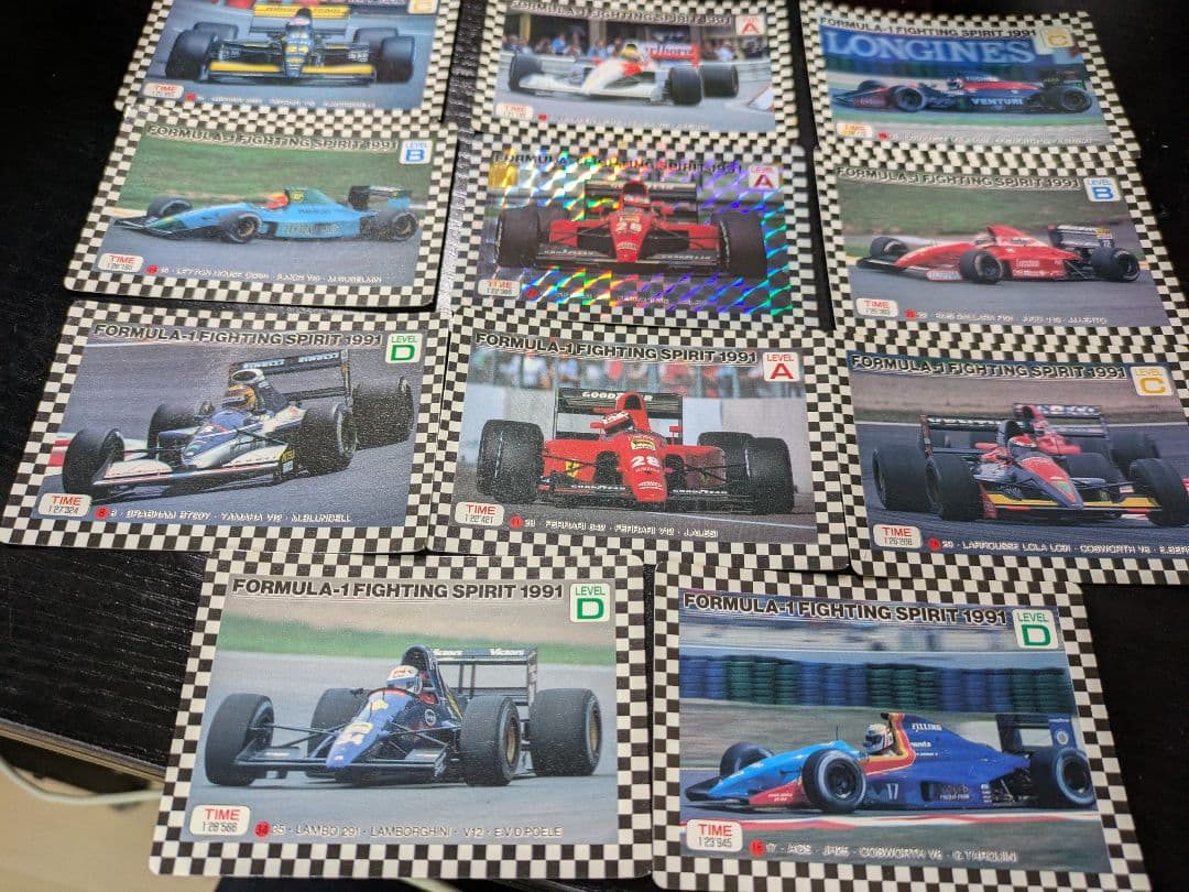 当時物　アマダ　F1カード 1991 11枚セット