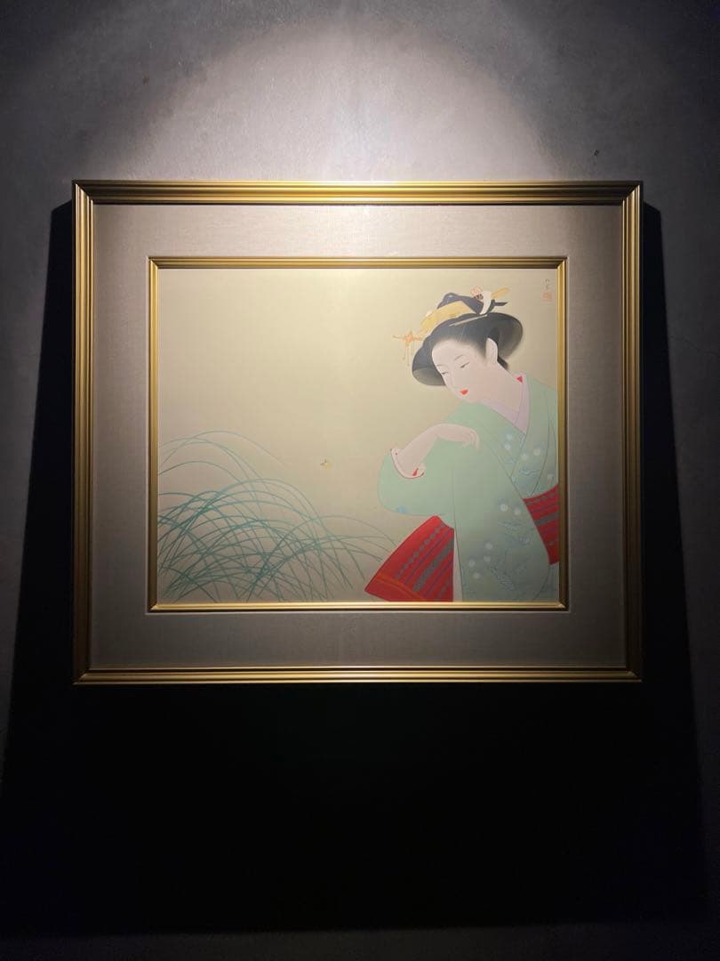 専用他の方発送×上村松園　【新蛍】lithograph 共シールあり