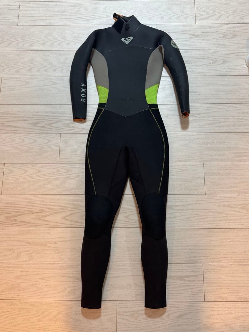 ROXY フルスーツ ブラック グレー グリーン　5mm Mサイズ