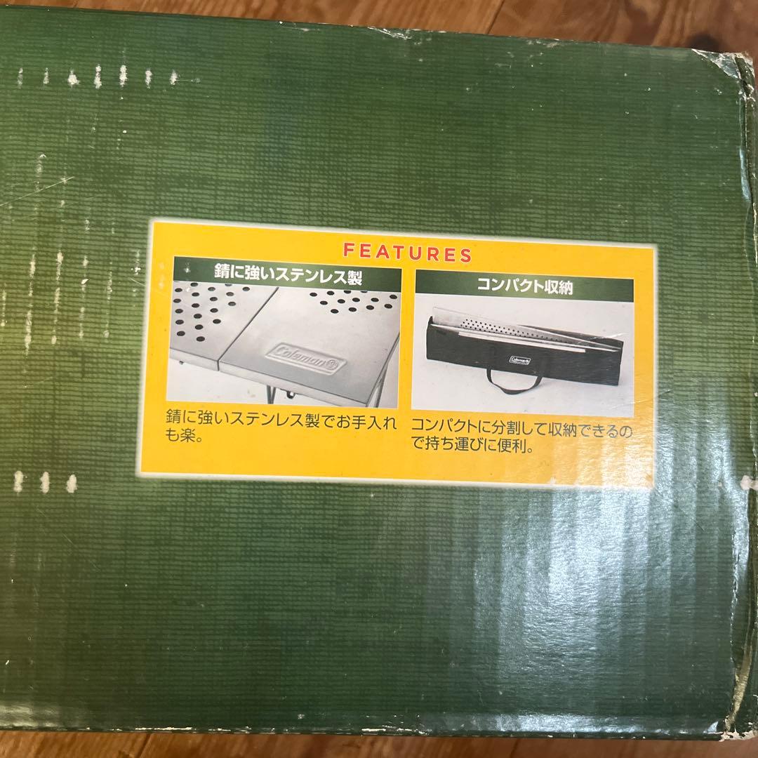 新品　未使用　コールマン　焚き火台テーブル　ステンレス