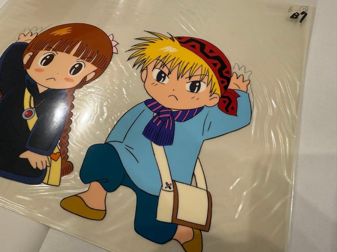 魔法陣グルグル　セル画　ニケ&ククリ