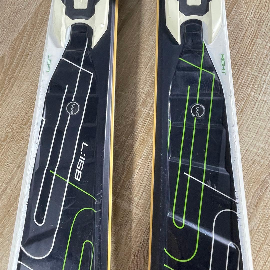 elan168cmROSSIGNOL27/27.5cmストック付きスキーセット