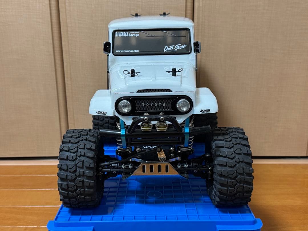 タミヤ CR01 プロポ3PMセット アルミパーツ多数 社外アルミフレーム付属