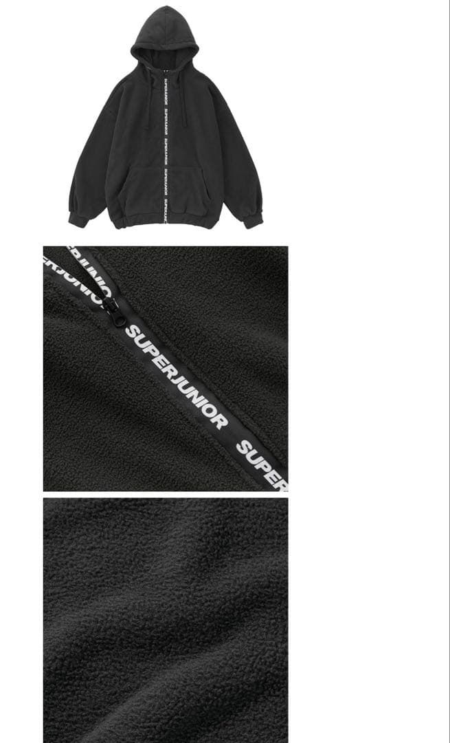 SUPER JUNIOR パーカー　新品未使用　Lサイズ