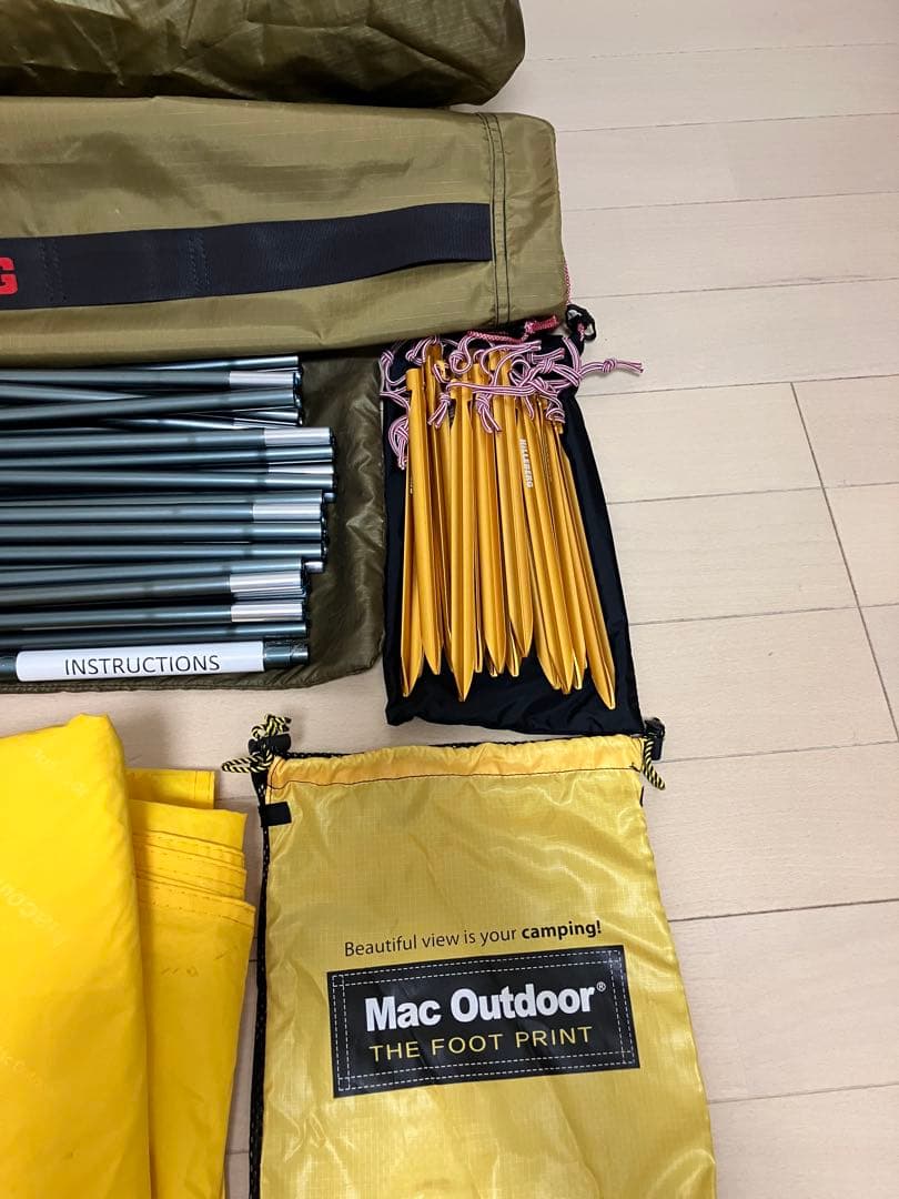 ☆国内正規品☆ ヒルバーグ　ケロン4gt サンド　フットプリント　セット