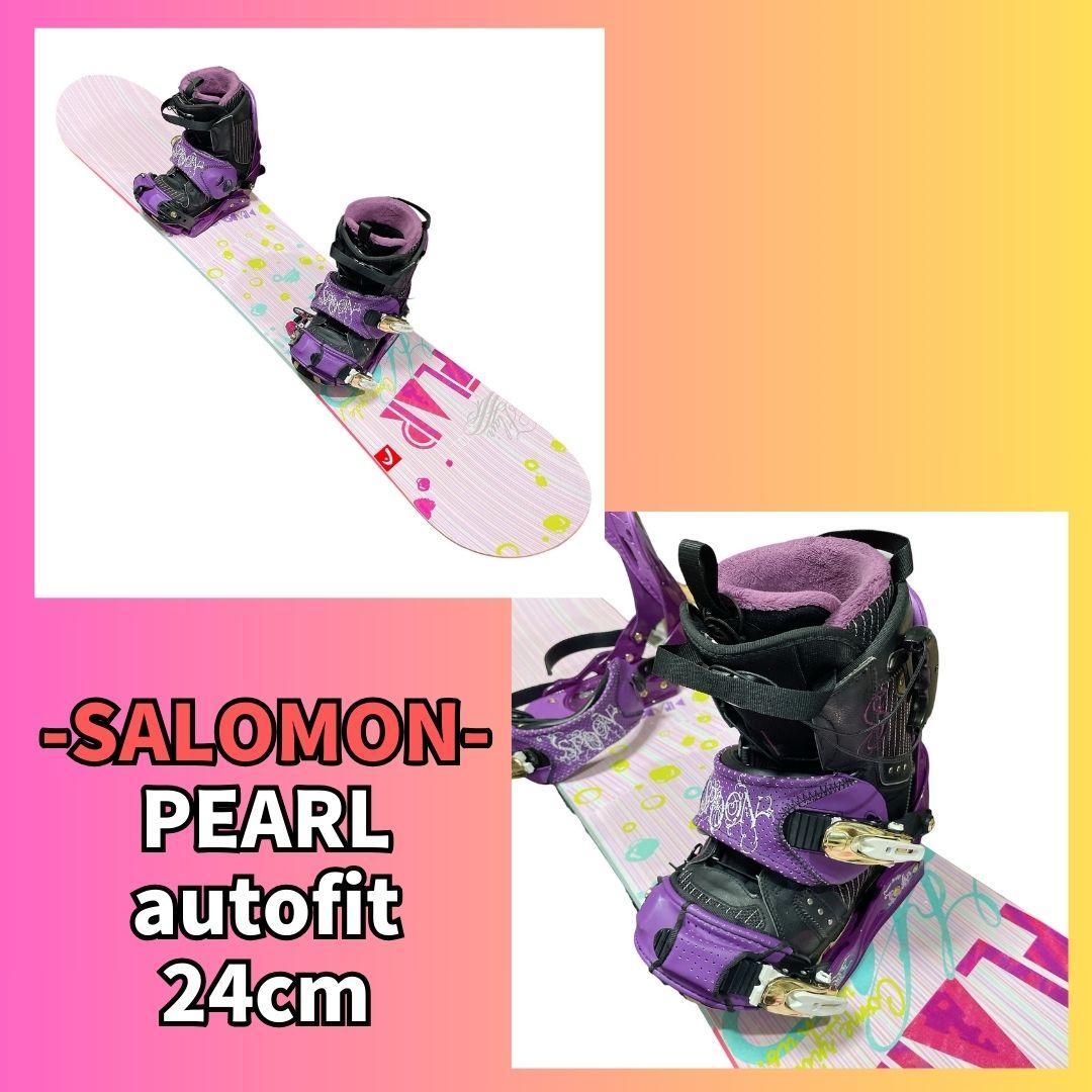 【即乗り3点セット♪】SALOMONブーツ＆スノーボード 142cm レディース