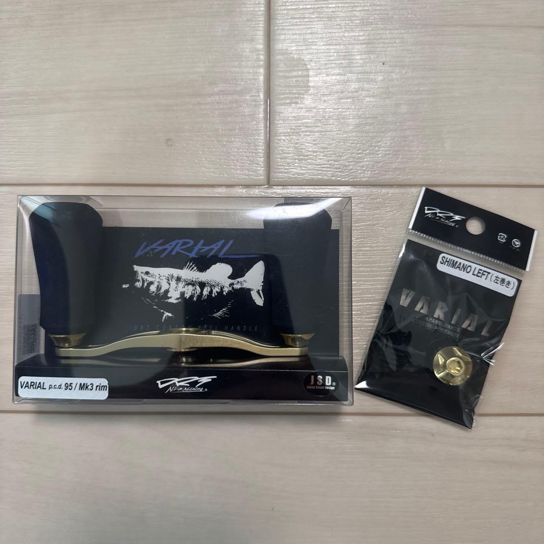バリアルハンドル95 mk-3 gold ゴールド varial95シマノ左