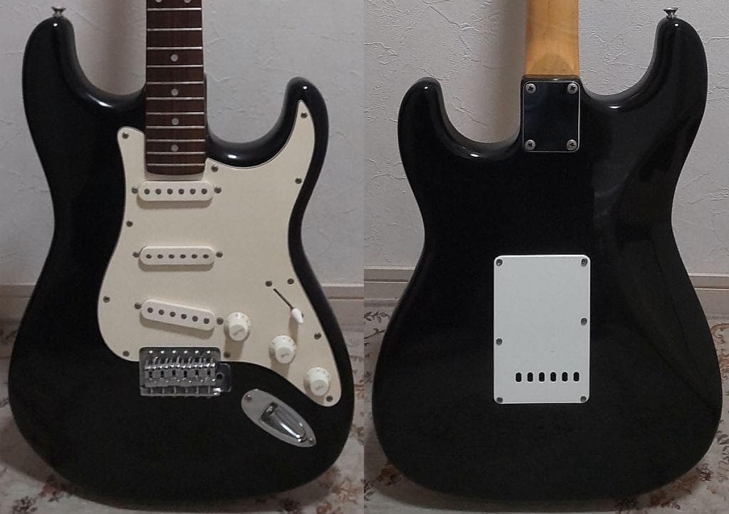 メーカー不明 美品 スラブボード指板 ストラトモデル