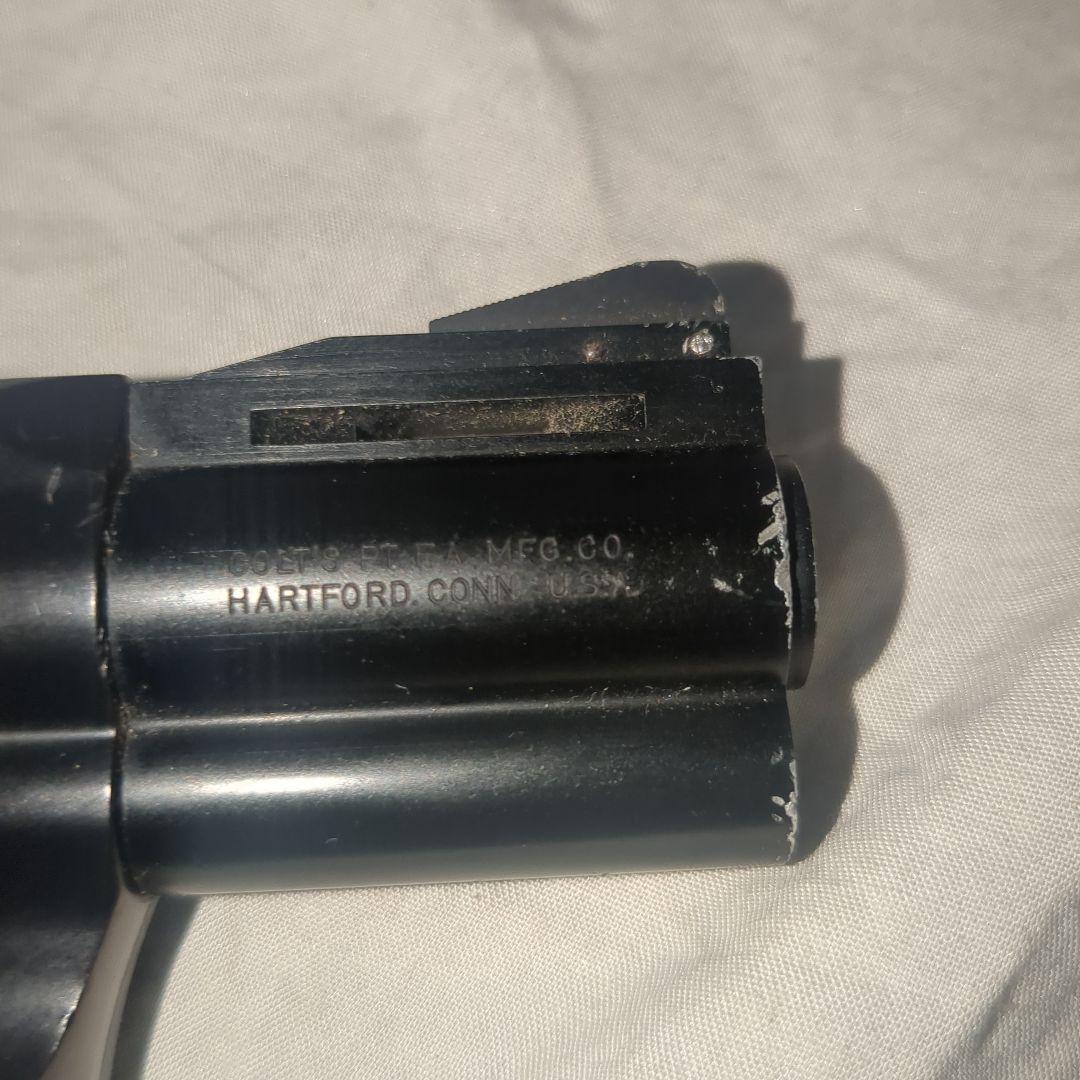 タナカワークス　コルトパイソン　ガスガン　HW樹脂　ウッドグリップ付