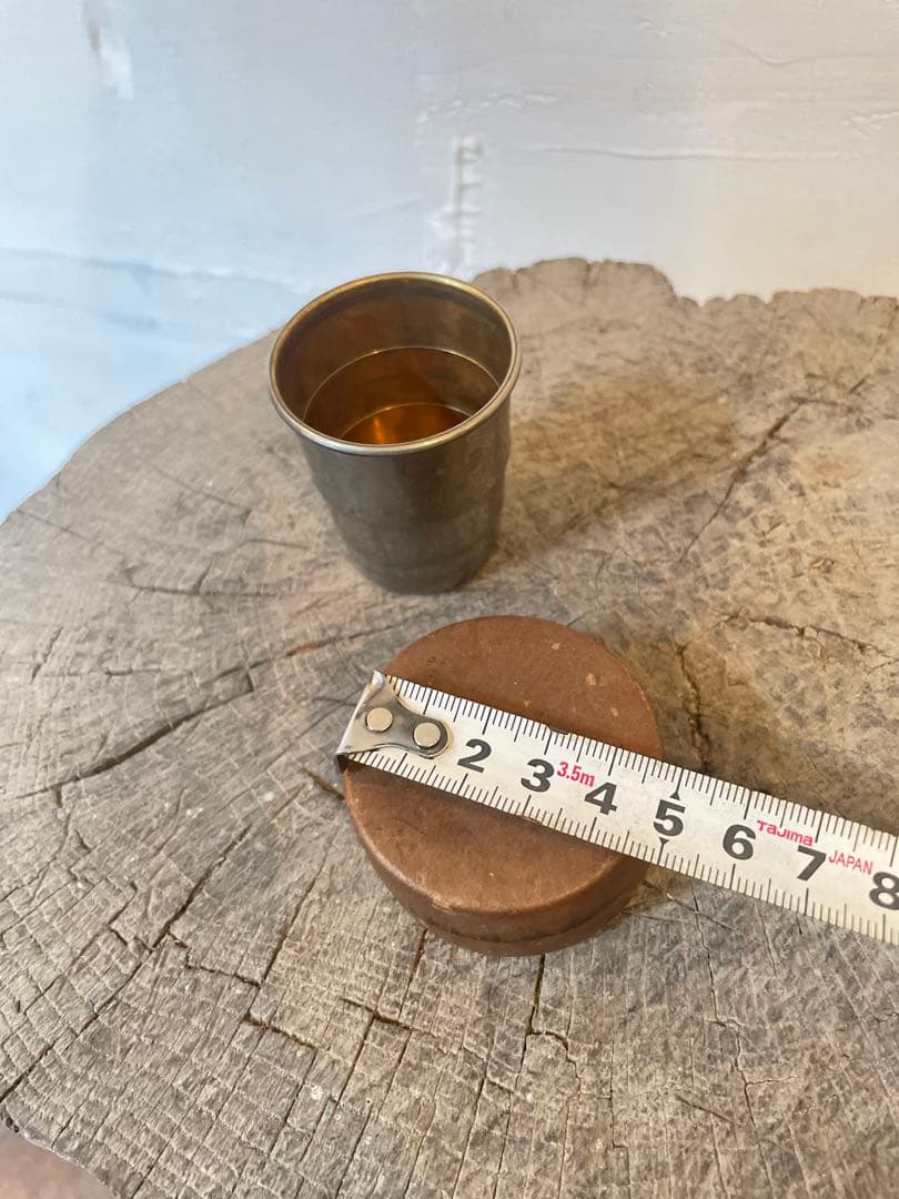 携行カップ マイカップ 折畳み 収納 コップ アンティーク 古道具