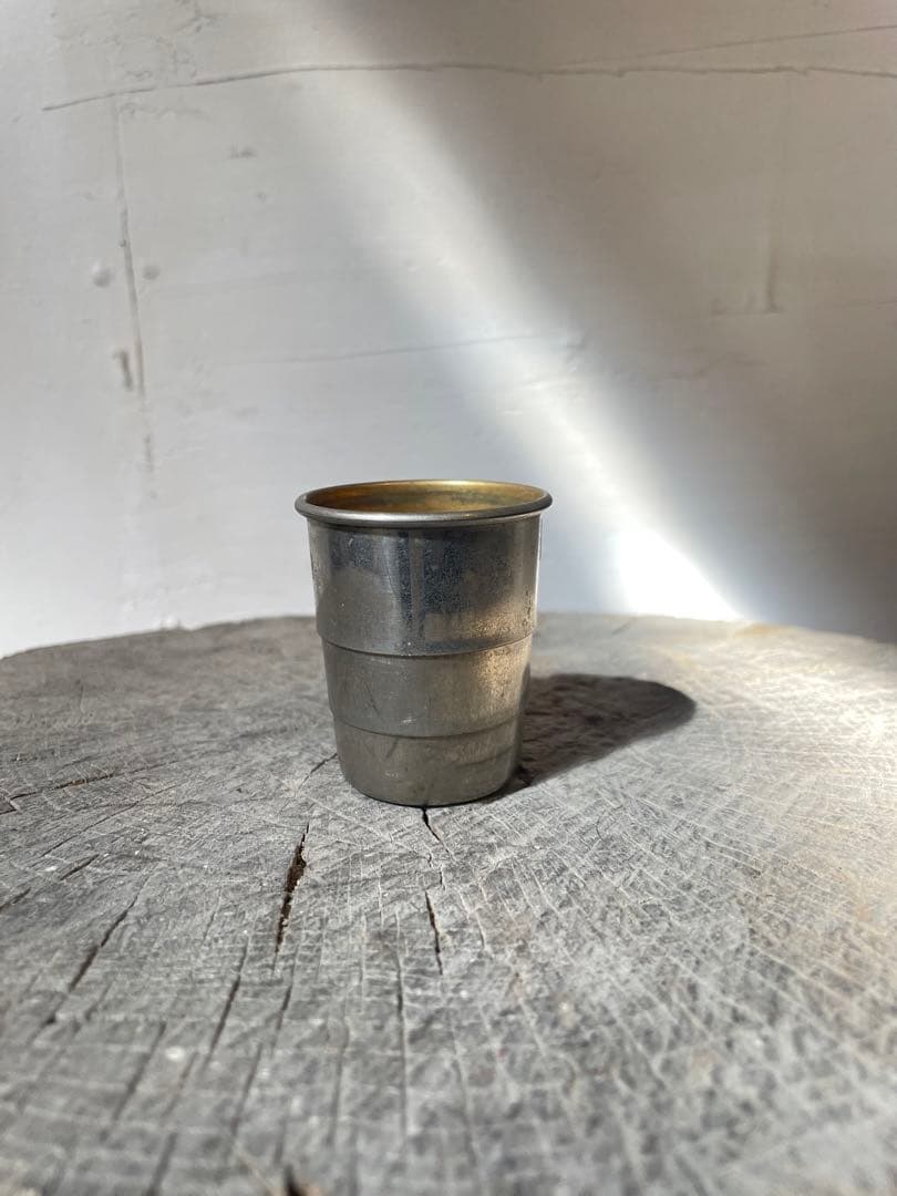 携行カップ マイカップ 折畳み 収納 コップ アンティーク 古道具