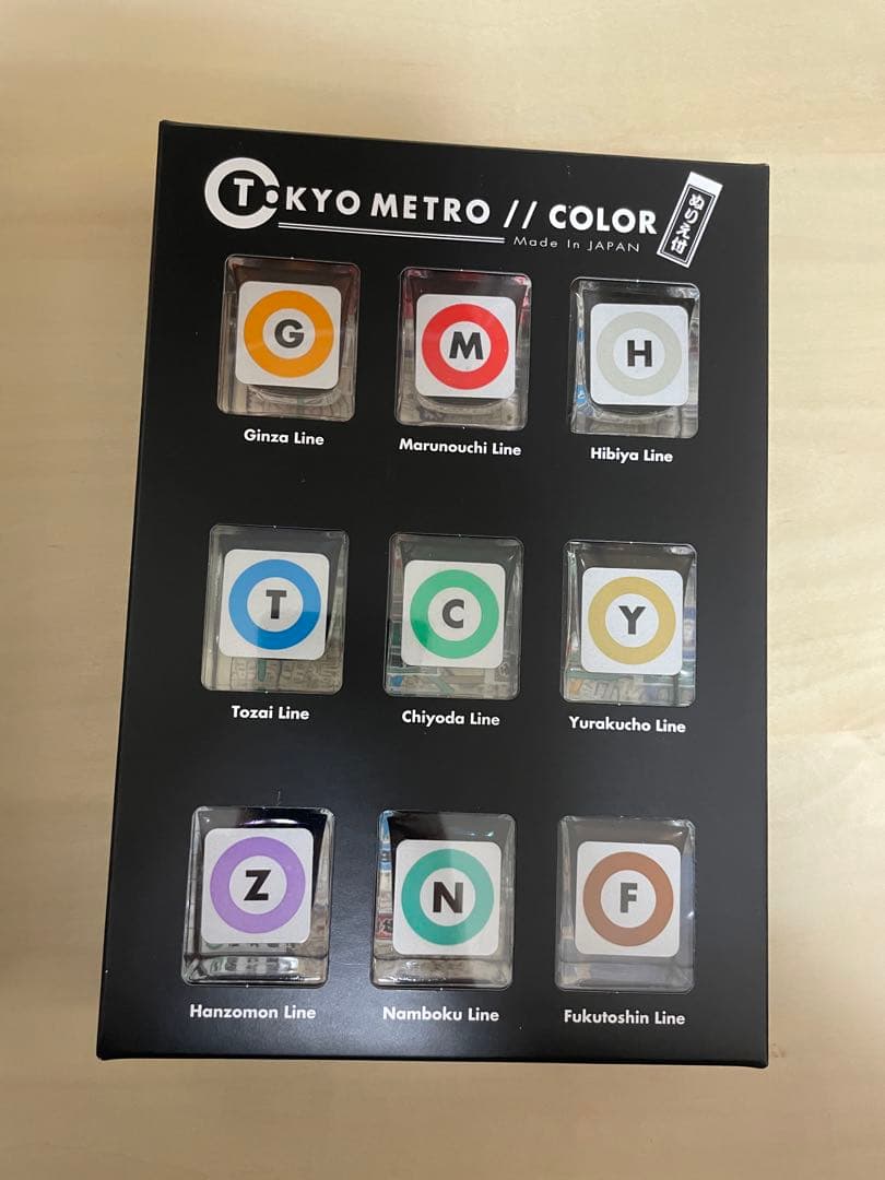 TOKYO METRO COLOR BUNGU BOX 東京メトロ インク