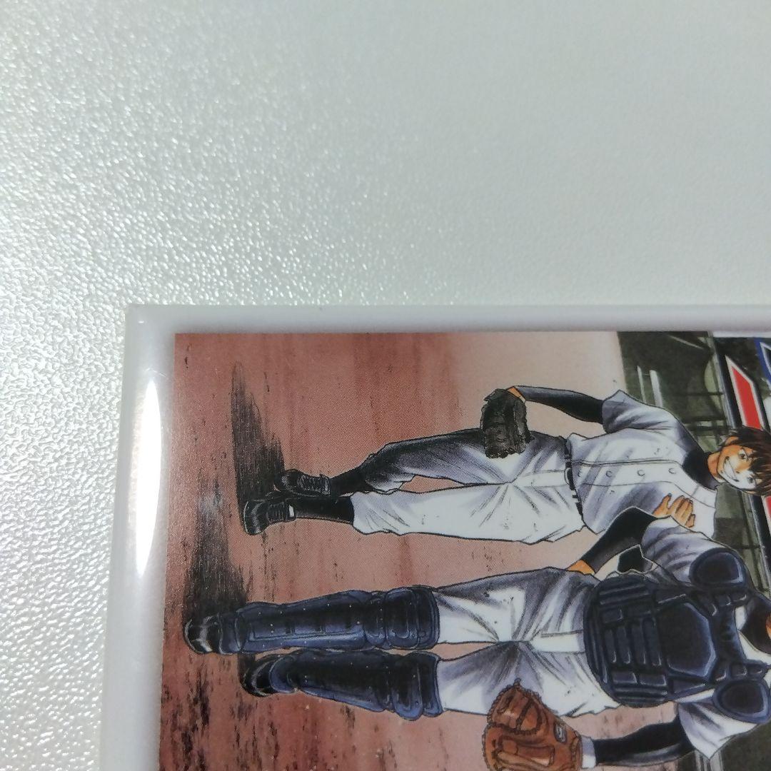 【ダイヤのＡ】沢村＆クリス ファンクラブ FC トレーディング スクエア缶バッジ