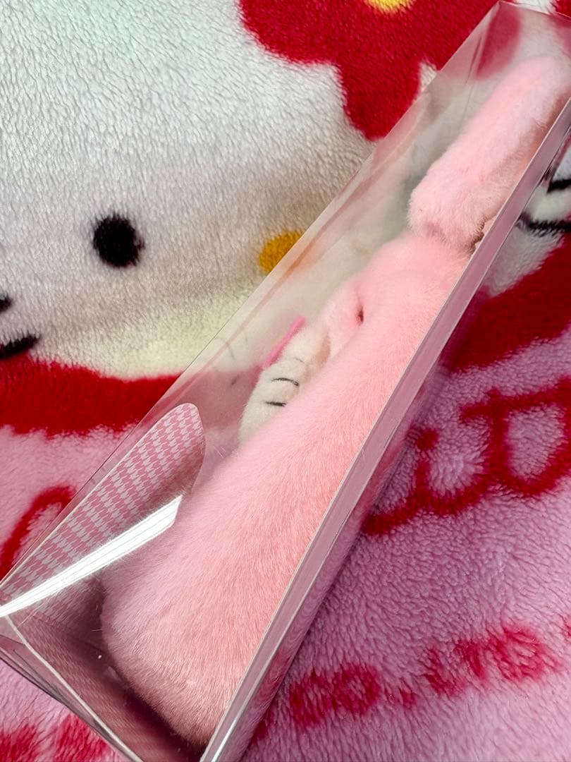 新品　激レア　カオハナ　ハローキティ　クッション　ボアポーチ　携帯ケース レトロ