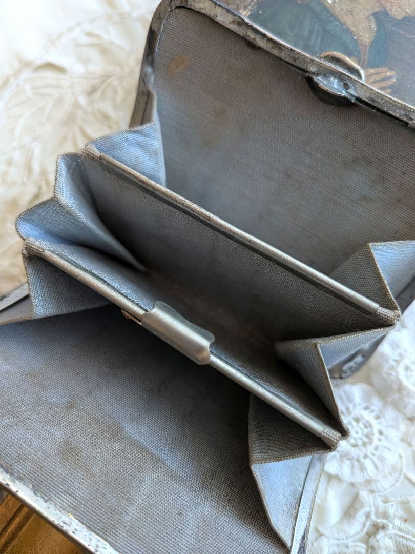 ビクトリア朝 アールヌーヴォー シルバー カラーケース 英国アンティーク