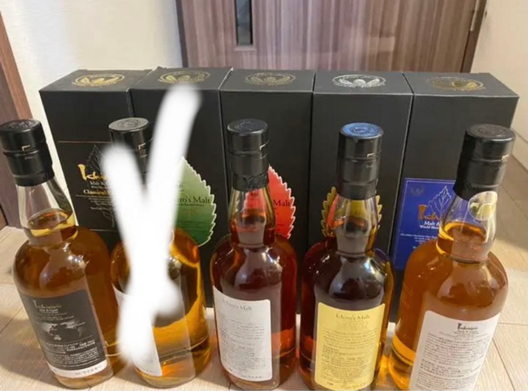 セール！！！4本セット　イチローズモルトリーフシリーズ