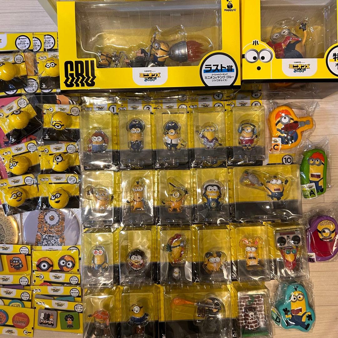57点 ハッピーくじ　ミニオンズフィーバー　全賞Happyくじ　フィギュア