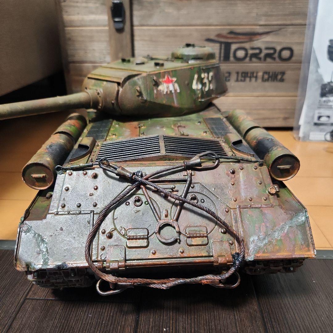 1/16torroソビエト重戦車フルメタルラジコン　タミヤ　ヘンロン　Mato