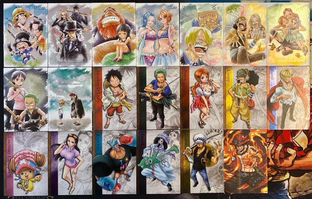 ワンピース　ウエハース　Our Memories　20種　第一弾　セミコンプ