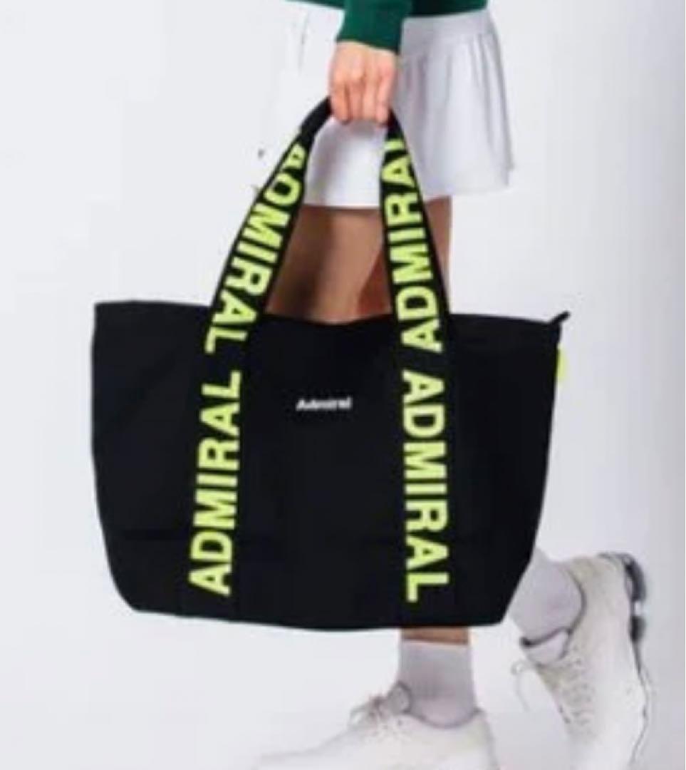 【新品未使用】　Admiral アドミラル　キャンバス トートバッグ ブラック