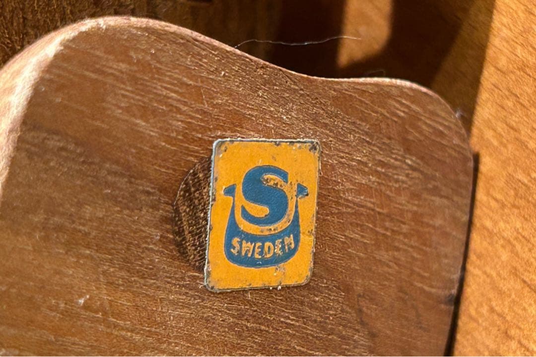 60s 北欧 ビンテージ 木製 チーク トロール人形 スウェーデン アンティーク