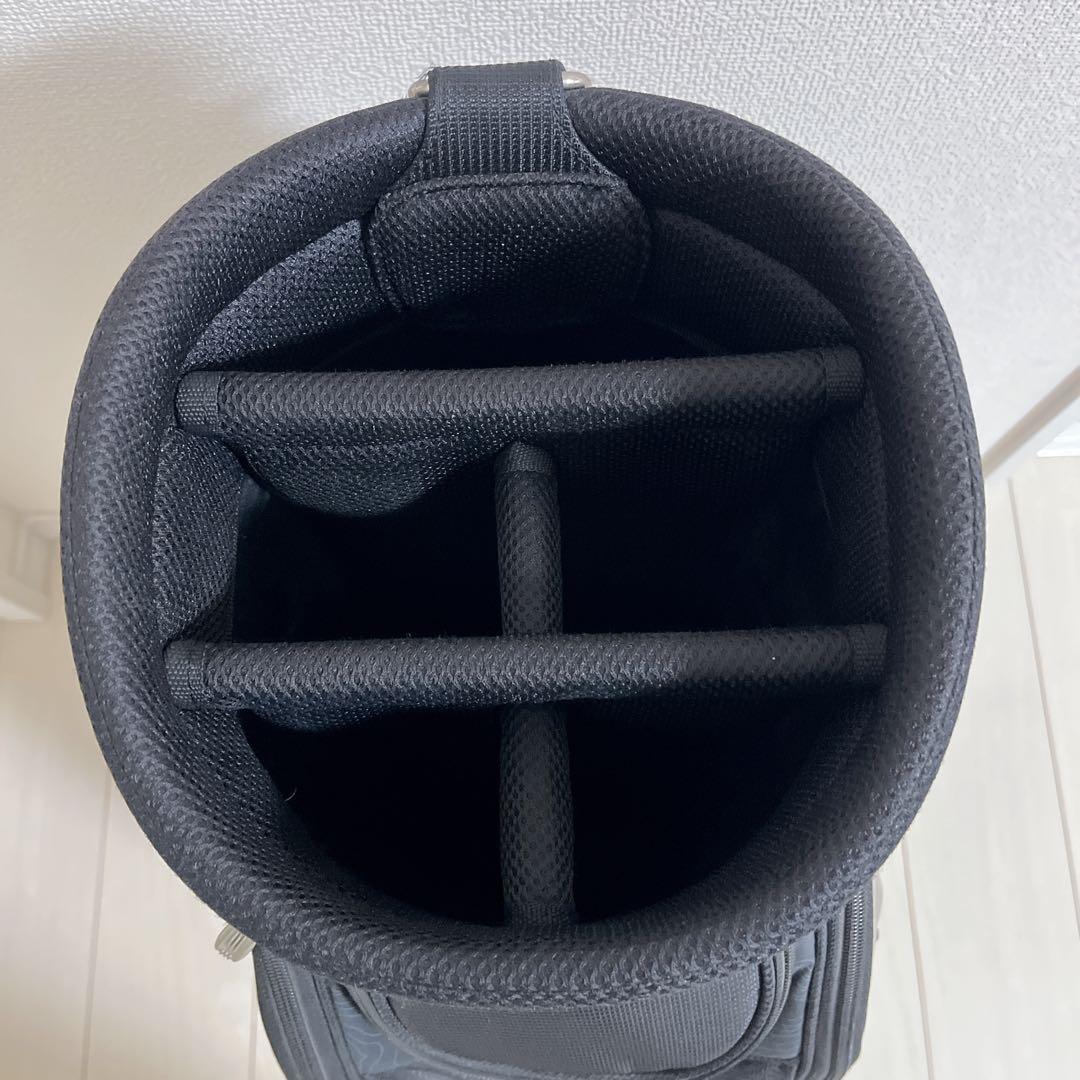 adidas アディダス キャディバッグ ゴルフ ブラック ヘッドカバー付き