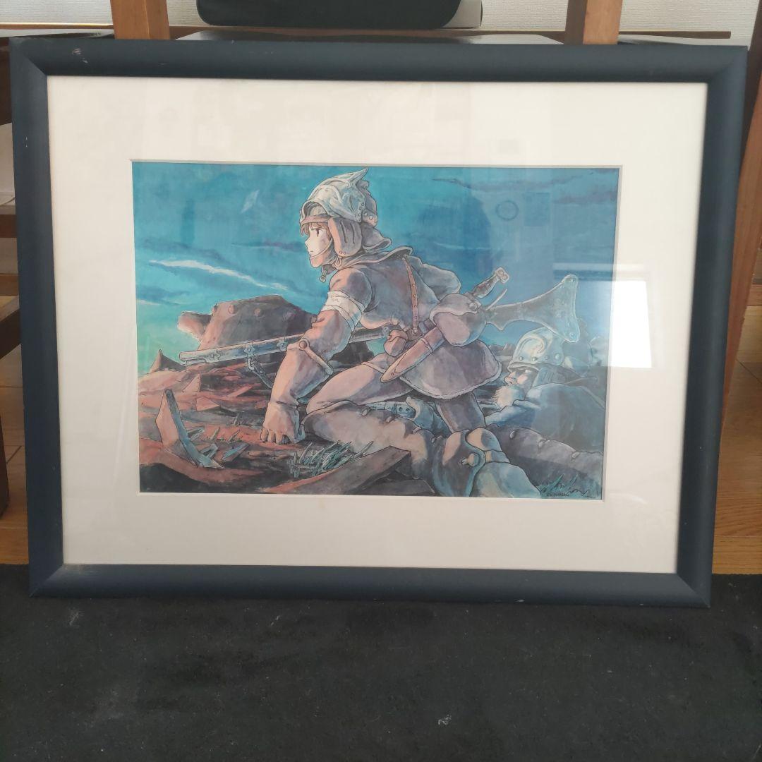 ナウシカ原画　パステル画 風の谷のナウシカ