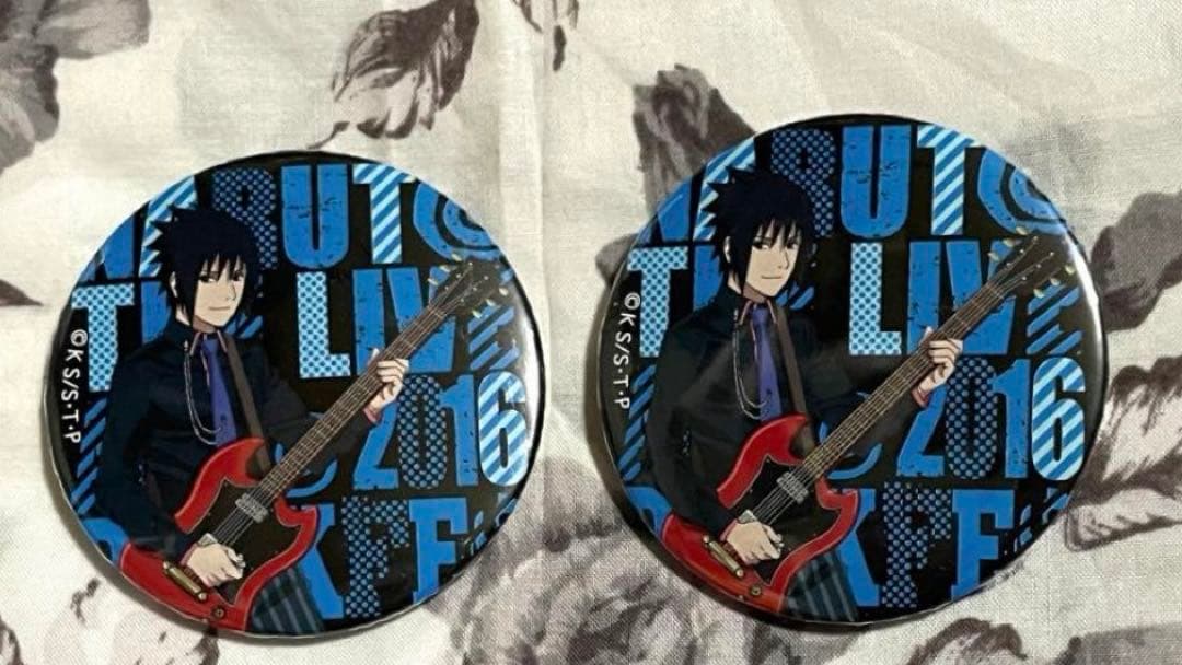 NARUTO ナルト アニロックフェス うちはサスケ 缶バッジ