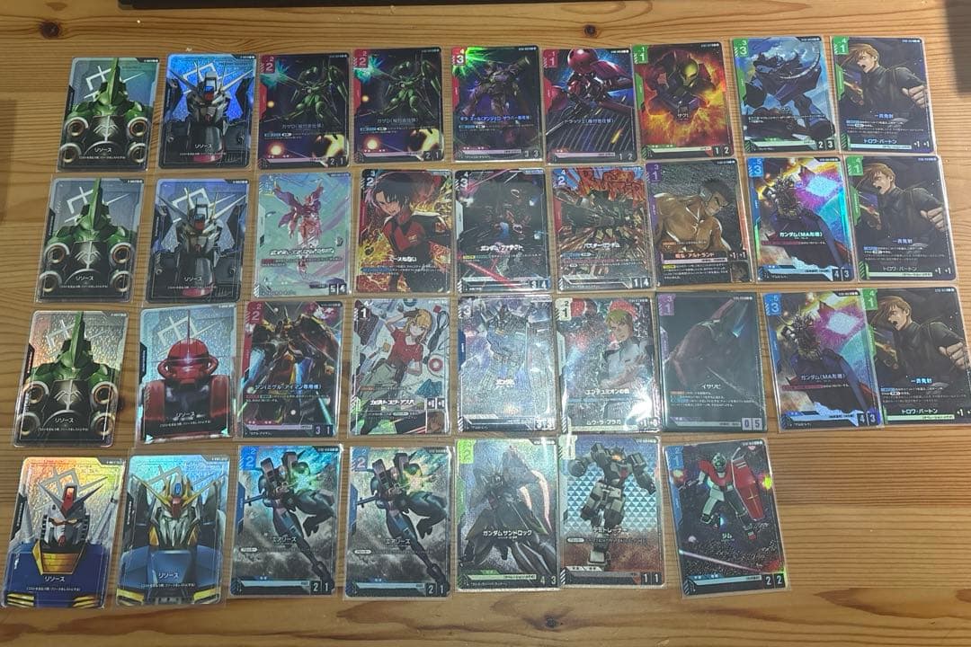 ガンダムカードゲーム　引退　パラレル35枚　LR48枚　R40枚　その他大量
