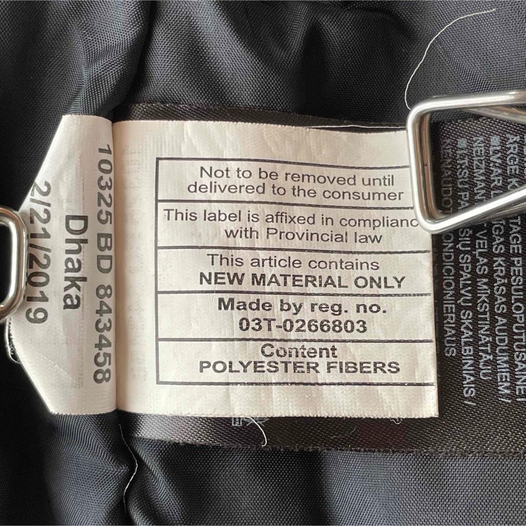 5481【美品】バートン　ジャケット メンズ 中綿入り 無地 黒 サーモライト