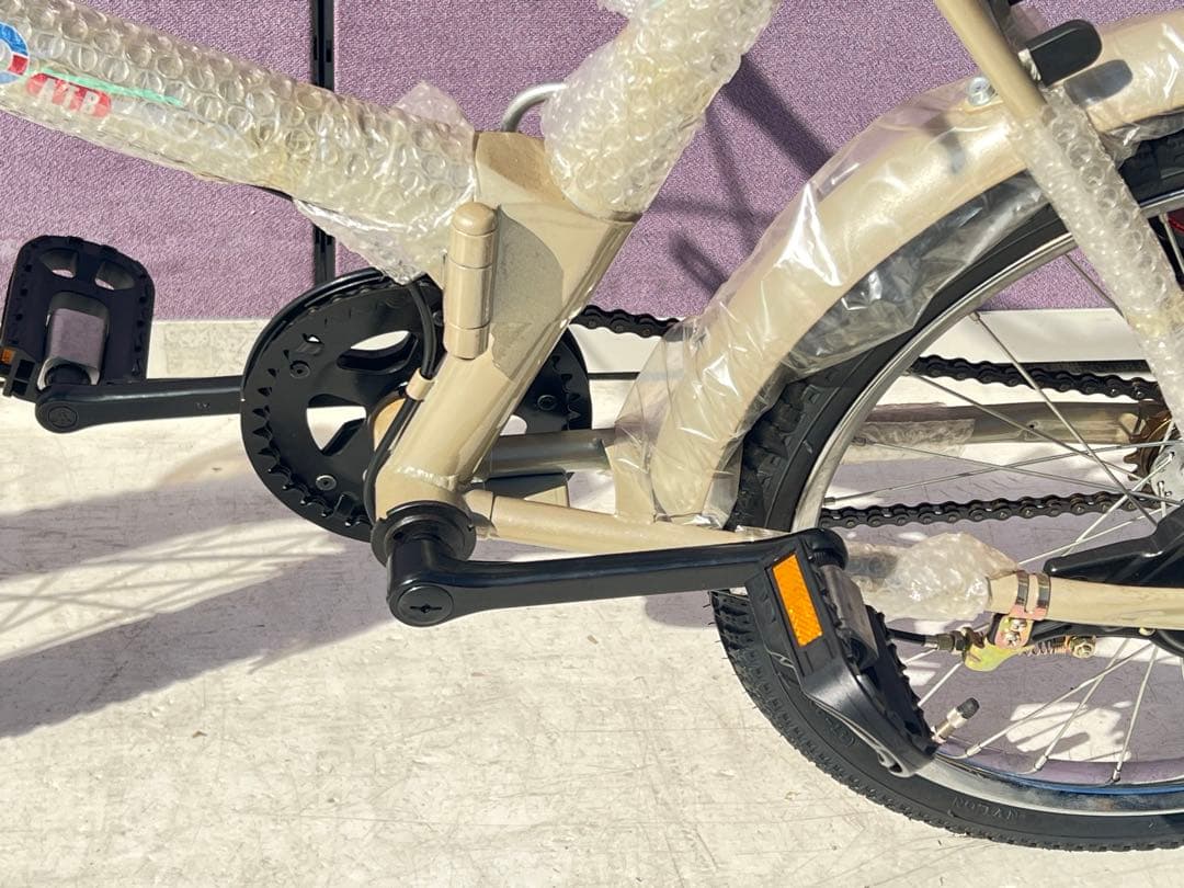 AERO折りたたみ自転車 ホワイト 小径