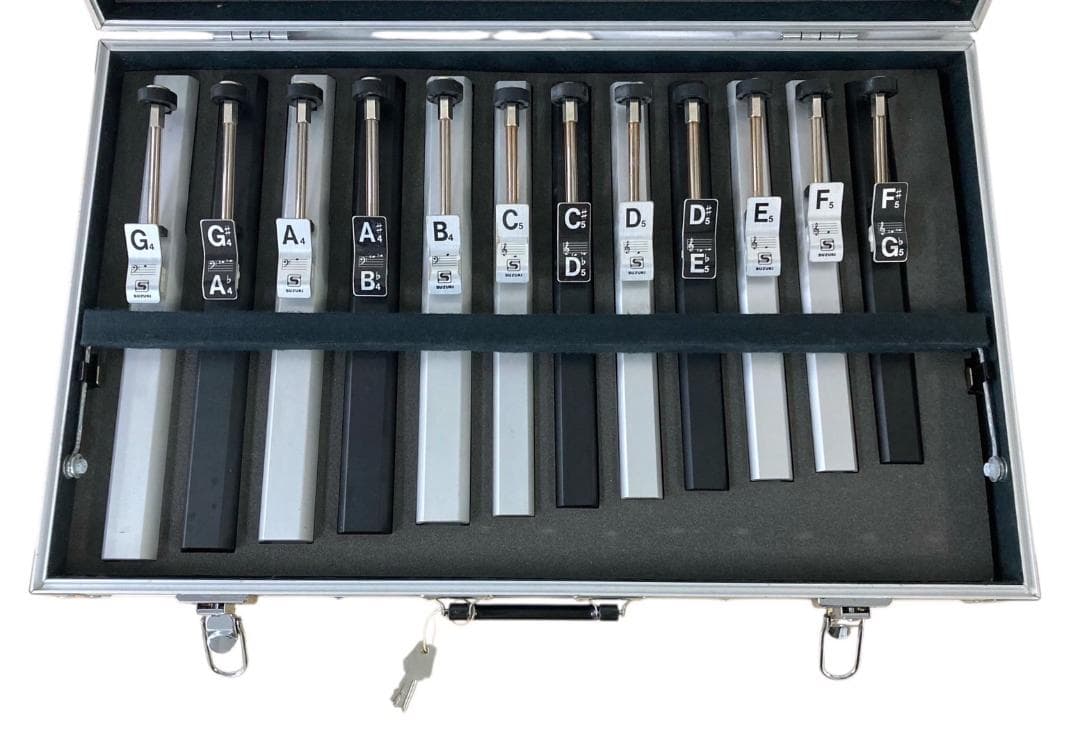 HFD2158 鈴木楽器トーンチャイム HB-25 25本セット ハンドベル