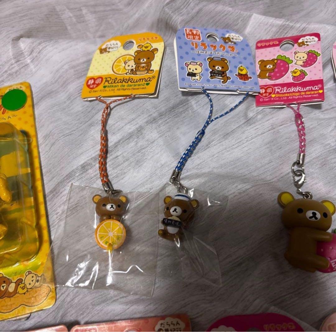 リラックマ 根付ストラップ レア ご当地 マスコット キイロイトリ セット