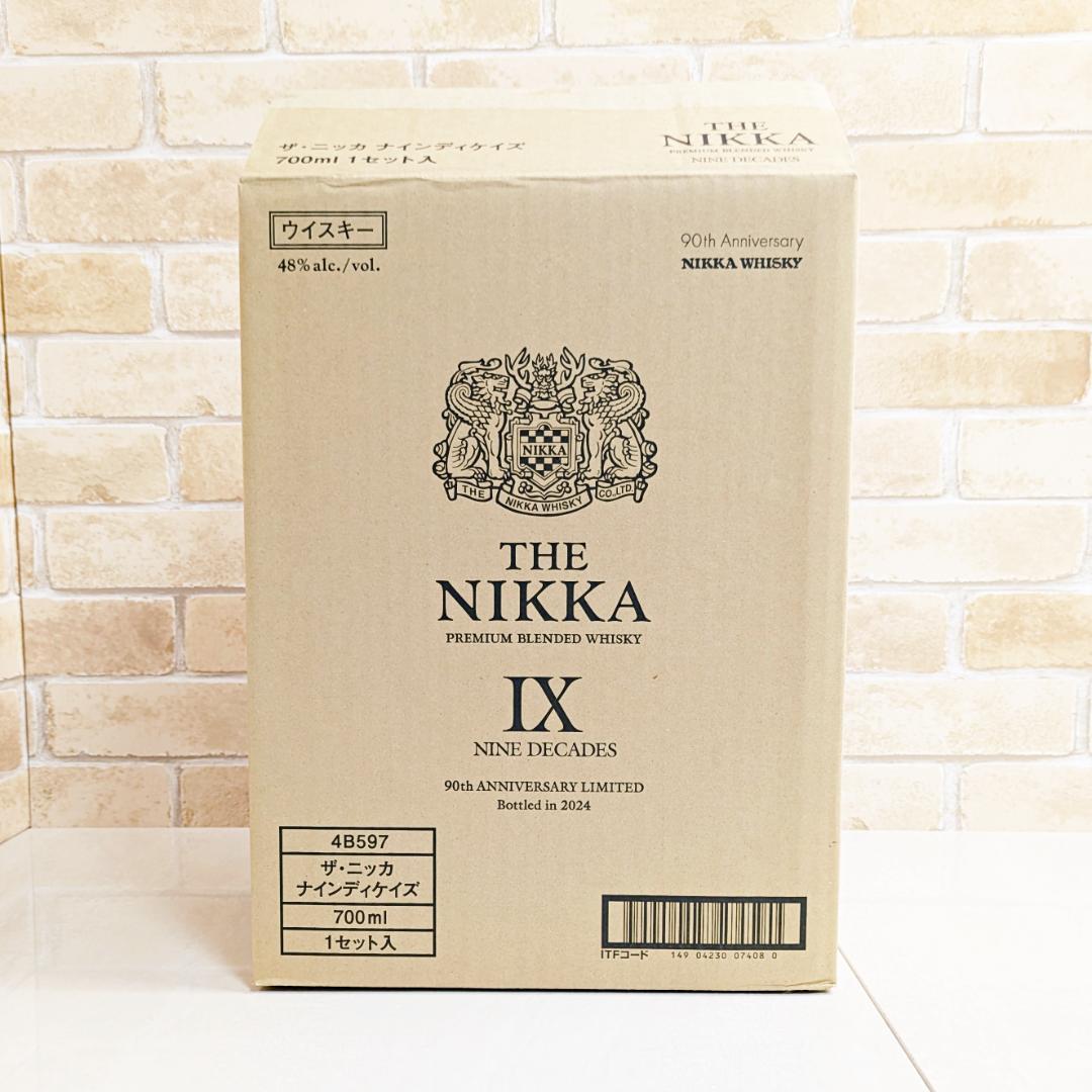 正規品 ザ ニッカ ナインディケイズ ニッカウイスキー 90周年記念ボトル 箱入