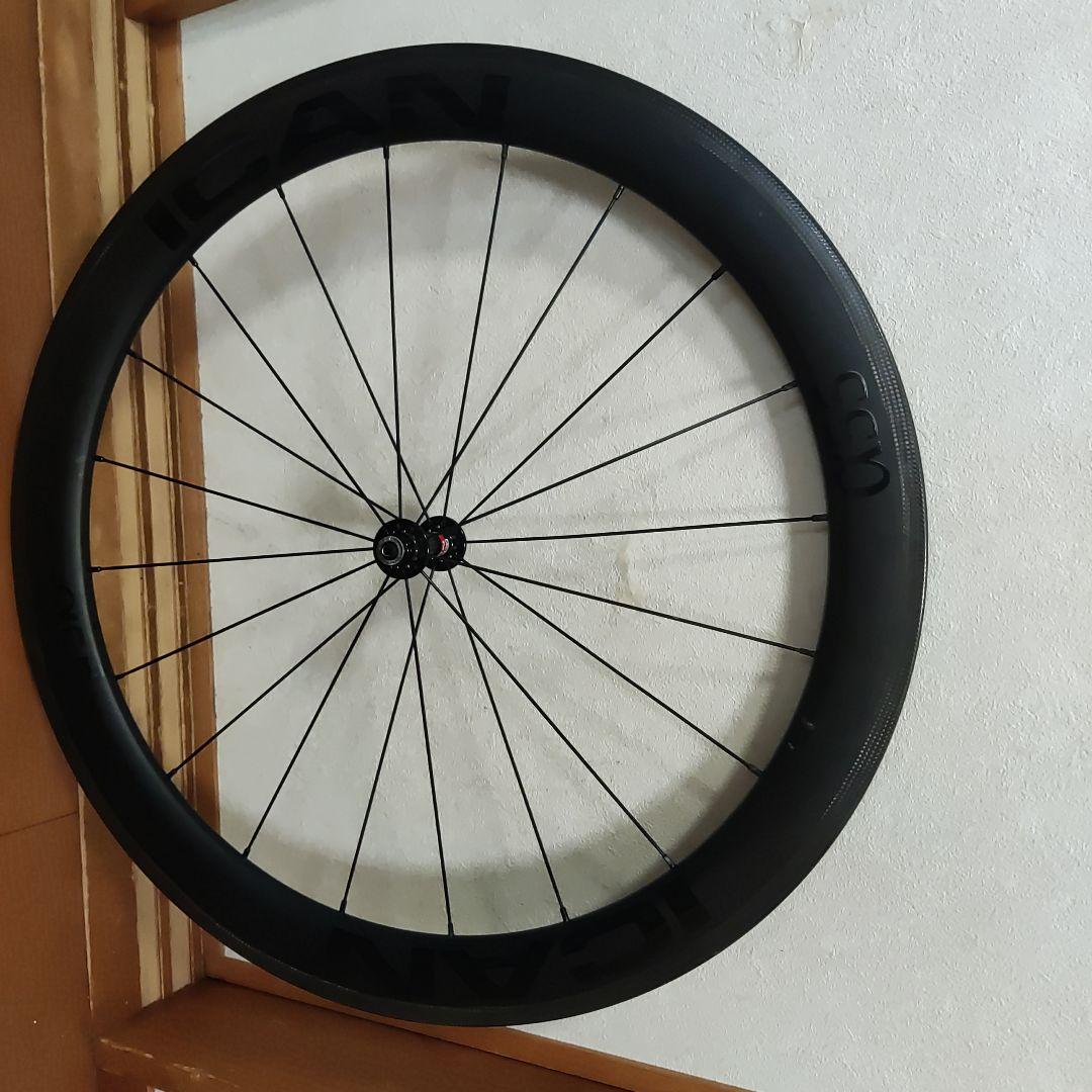 icanカーボンホイールディープリムα55
