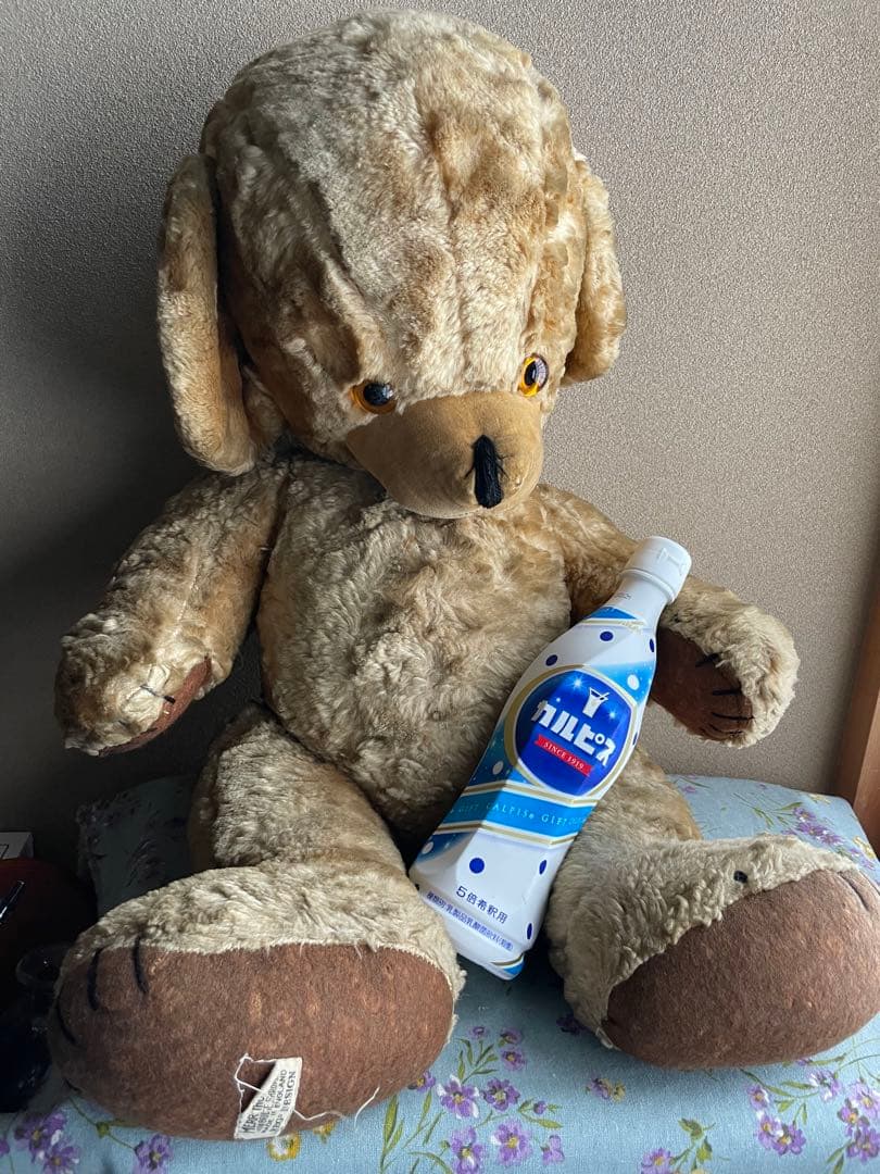 大きなビンテージ チーキー REG チーキーベア テディベア ビンテージ