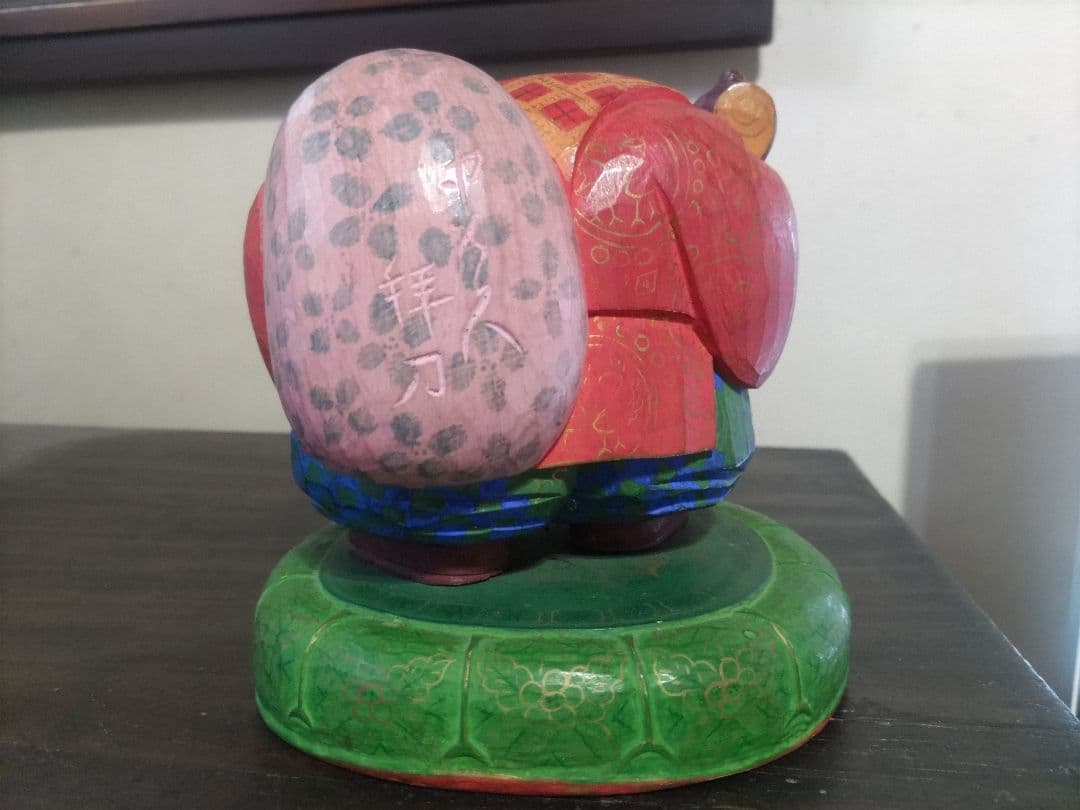 木彫　彩色　大黒様