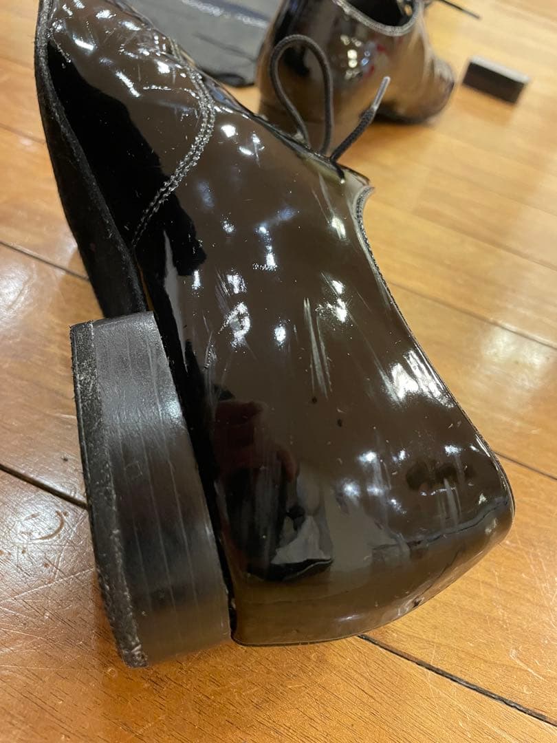 【お値引き中】中古　SupaDance社　社交ダンス用男性用エナメルシューズ