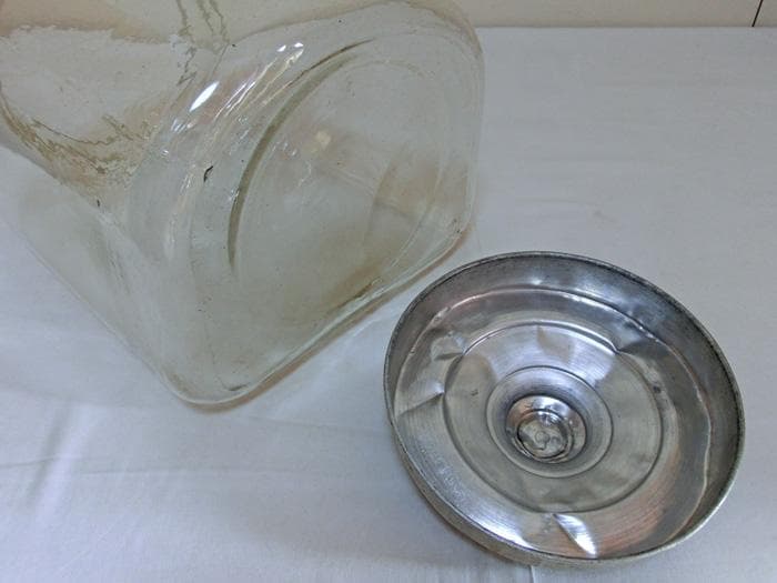 ☆昭和20年代☆味覚糖☆七色の飴☆駄菓子瓶☆アルミ蓋☆当時物☆希少☆