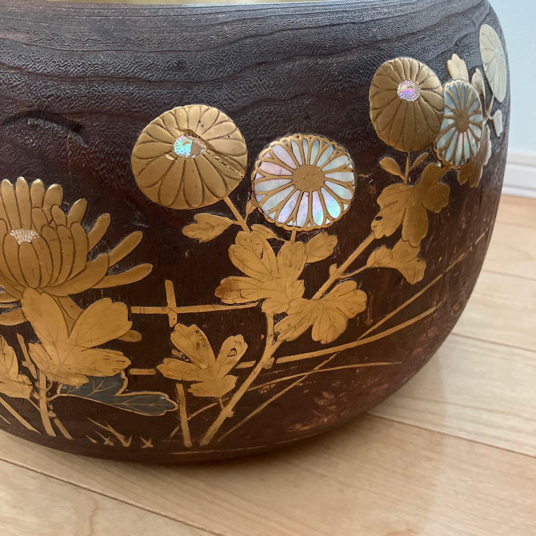 火鉢　アンティーク　茶道