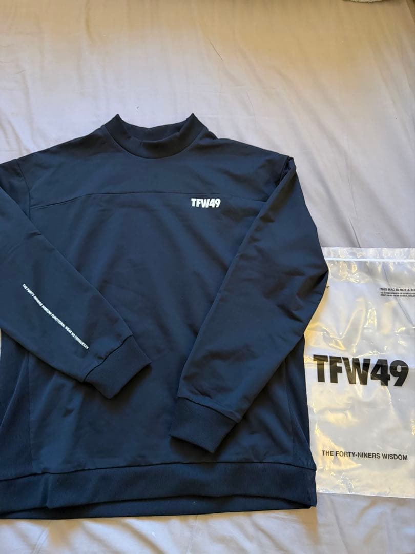 メンズウェア TFW49 L/S THICK COLLAR CREW NECK SHIRT L