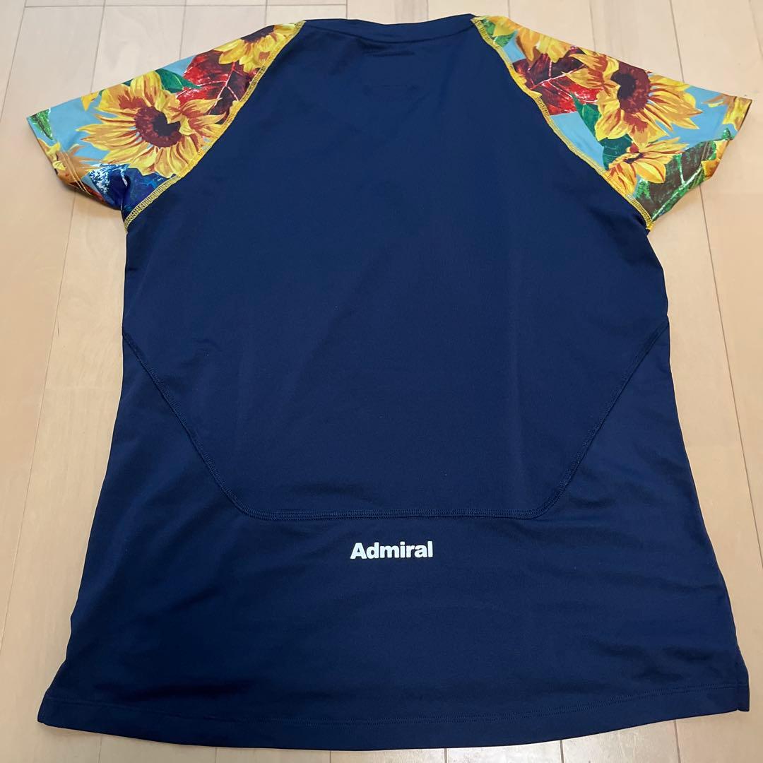 アドミラル レディーステニスウェア ゲームシャツ＆ひまわり柄スカート