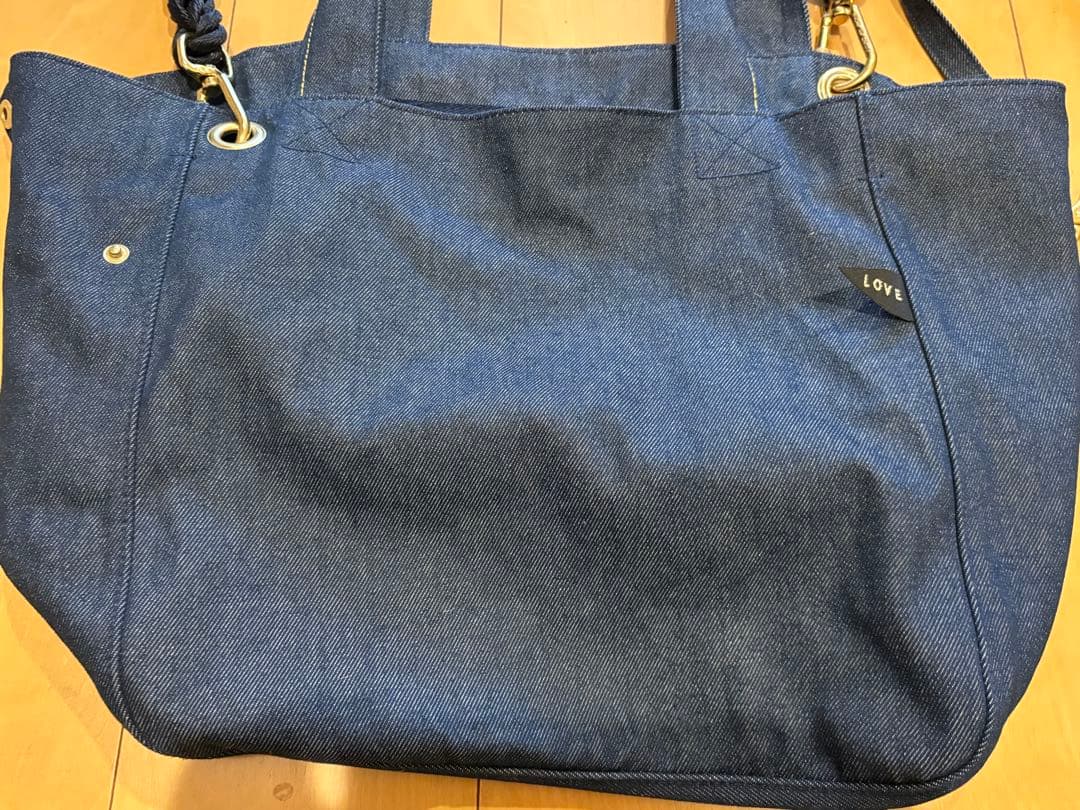 ペット用デニムキャリーバッグ ロープ付 ブランドFound My Animal